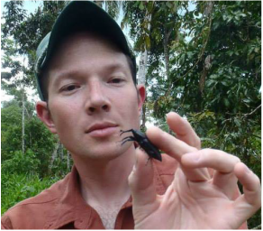 andy holding a bug